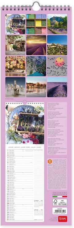 Calendar 2021 - Provence, 16x49 cm