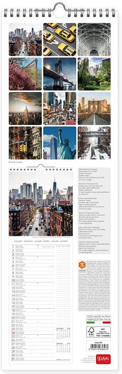 Calendar 2021 - New York, 16x49 cm