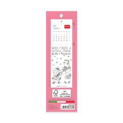 Calendar 2021 - Bookmark - Sketchy Cats, 5.5x18 cm