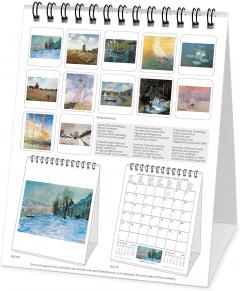 Calendar 2021 - Claude Monet, 12x14.5 cm