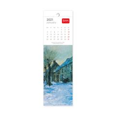 Calendar 2021 - Bookmark - Claude Monet, 5.5x18 cm