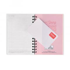 Agenda 2021 - Small Spiral Bound Weekly Planner 12 Months - Panda