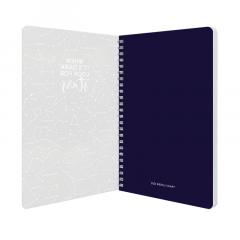Agenda 2021 - Large Spiral Bound Weekly Planner 12 Months - Stars