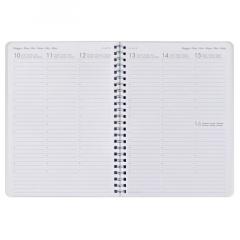 Agenda 2021 - Large Spiral Bound Weekly Planner 12 Months - Stars