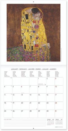 Calendar 2021 - Gustav Klimt, 30x29 cm