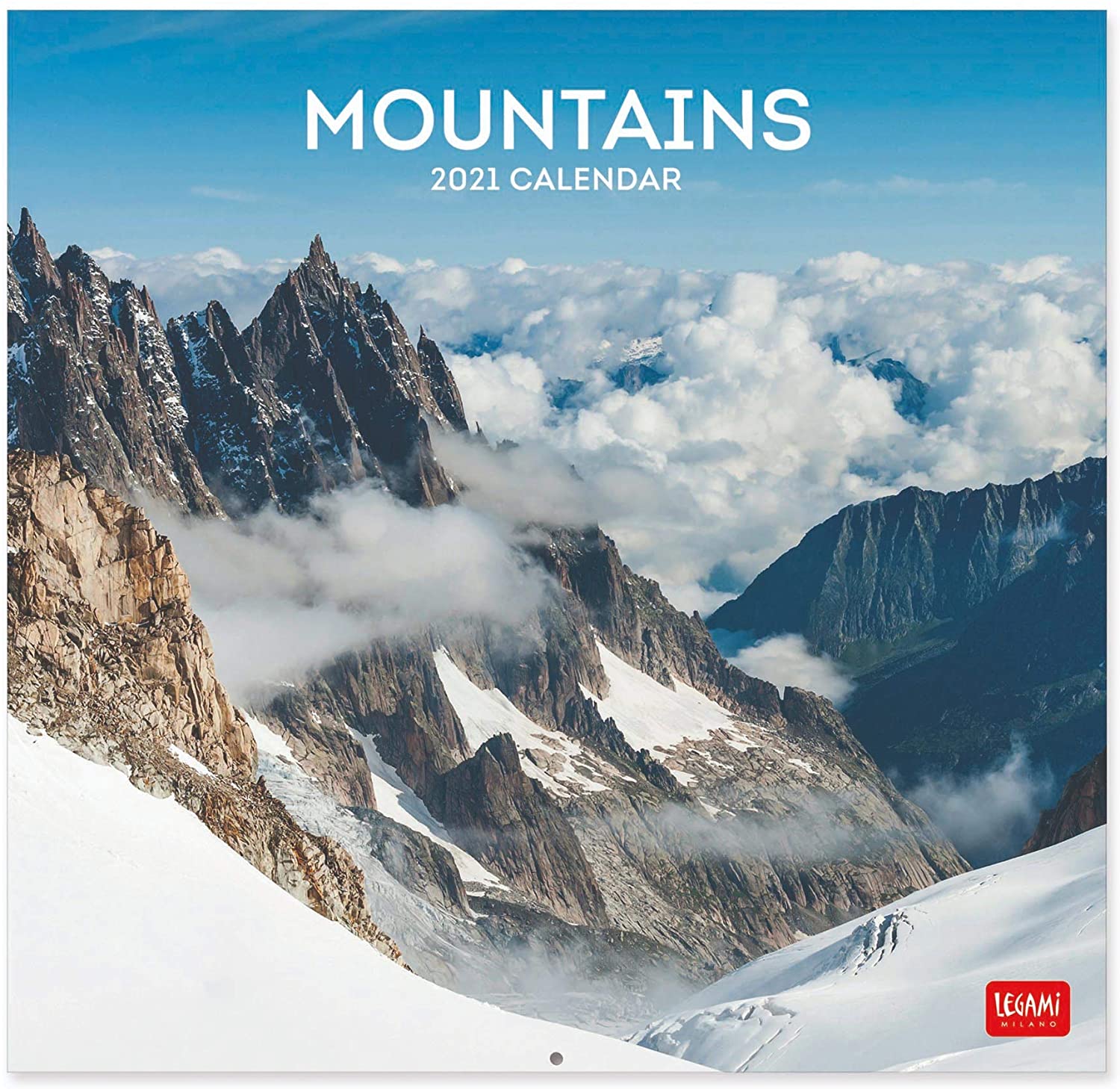 Calendar 2021 Mountains 30x29 Cm Legami