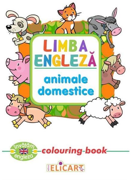 Limba engleza: Animale domestice (Colouring Book)