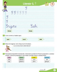 Comunicare in limba romana - Caietul elevului, clasa I (Varianta - Pitila Mihailescu)