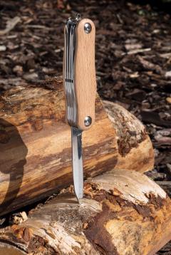 Briceag multifunctional - Wood Pocket Knife