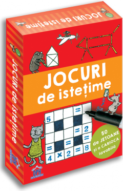 Coperta cărții: Jocuri de istetime - 50 de jetoane - eleseries.com