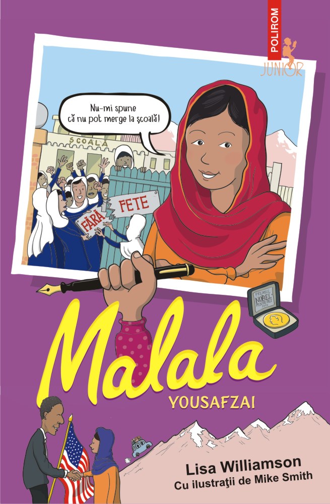 Coperta cărții: Malala Yousafzai - lonnieyoungblood.com