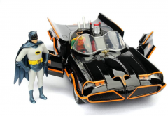 Macheta metalica cu figurine - DC Batman - Batmobile 1966 
