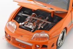 Masinuta - Toyota Supra 1995 Fast and Furios + figurina Brian