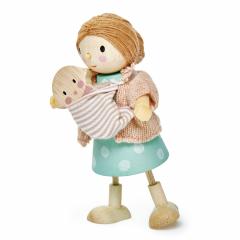 Figurine din lemn - Mrs. Goodwood and the Baby