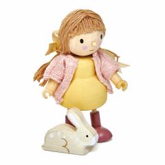 Figurine din lemn - Amy and her Rabbit