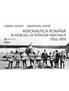 Aeronautica romana in Razboiul de Intregire nationala 1916-1919