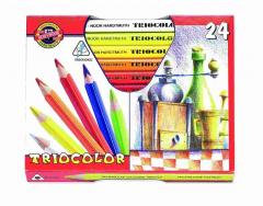 Set Tricolor Jumbo 24 culori