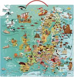 Puzzle - Harta Europei Magnetica - Poetica