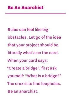 Don't Do This - Game: An Inspiration Game for Creative People