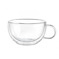 Ceasca din sticla cu perete dublu