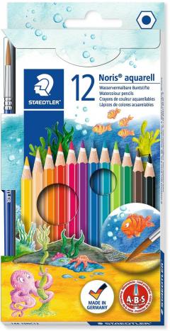 Set 12 creioane colorate Aquarell