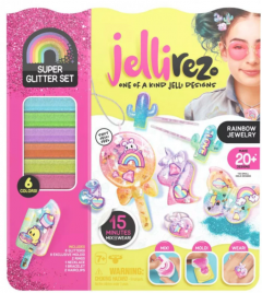 Kit confectionare bijuterii Jelli Rez - Glitter