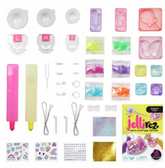 Kit confectionare bijuterii Jelli Rez - Glitter