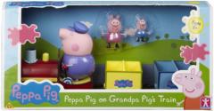 Set figurine Peppa Pig - Trenuletul lui Grandpa Pig