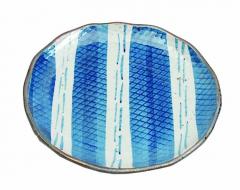 Farfurie Honten albastra