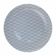 Farfurie Star Wave gri