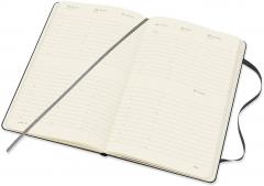 Agenda 2021 - 12-Month Weekly Vertical Planner - Large, Hard Cover - Black