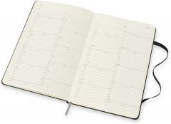 Agenda 2021 - 12-Month Monthly Planner - Large, Hard Cover - Black