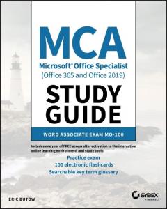 MCA Microsoft Office Specialist Word Study Guide