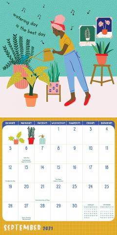 Calendar 2021 - Crazy Plant Lady Mini
