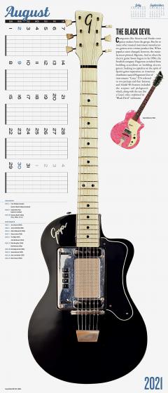 Calendar 2021 - Guitars 