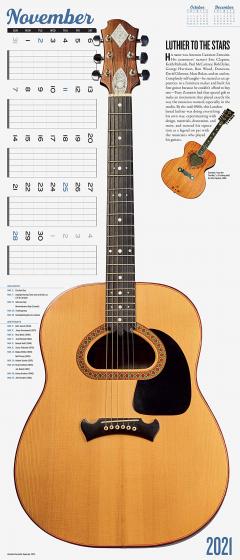 Calendar 2021 - Guitars 