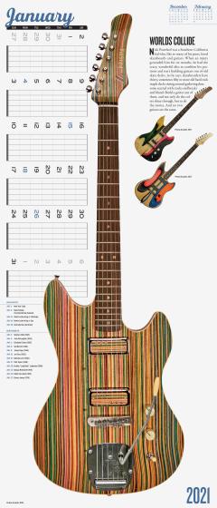 Calendar 2021 - Guitars 