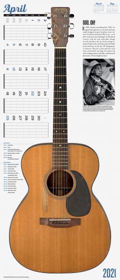 Calendar 2021 - Guitars 