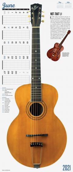 Calendar 2021 - Guitars 