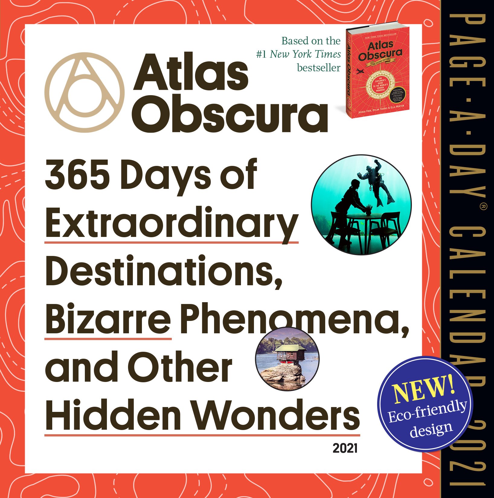 Calendar 2021 Atlas Obscura PageADay Workman Publishing