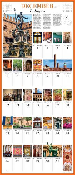 Calendar de perete 2021 - 365 Days in Italy Picture-A-Day 