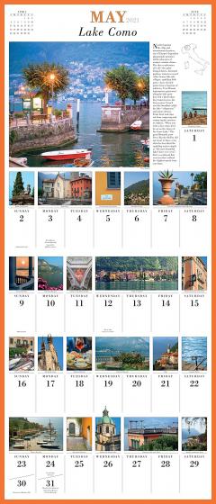 Calendar de perete 2021 - 365 Days in Italy Picture-A-Day 