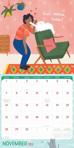 Calendar 2021 - Crazy Cat Lady - Mini 