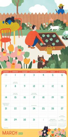 Calendar 2021 - Crazy Cat Lady - Mini 