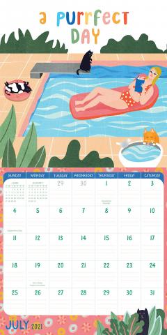 Calendar 2021 - Crazy Cat Lady - Mini 
