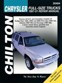 Coperta cărții Dodge Pick-Ups 97-01