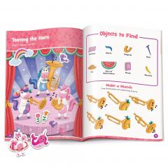 Unicorn Puffy Sticker Playscenes