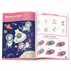 Unicorn Puffy Sticker Playscenes