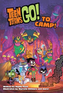Coperta cărții Teen Titans Go! To Camp