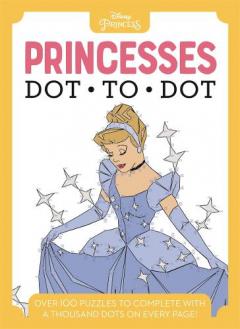 Coperta cărții Disney Dot-to-Dot Princesses